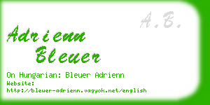 adrienn bleuer business card